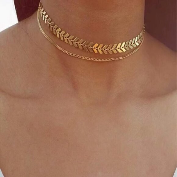 3 For $30 Layered Chain Necklace - Picture 3 of 3